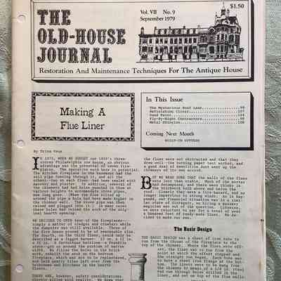 The Old-House Journal Vol.VII No.9