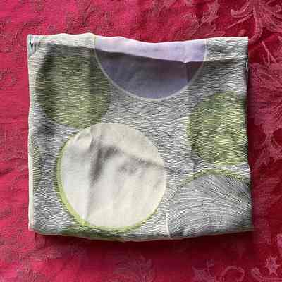 Green Patterned Scarf