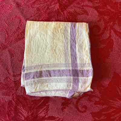 Purple Patterned Handkerchief
