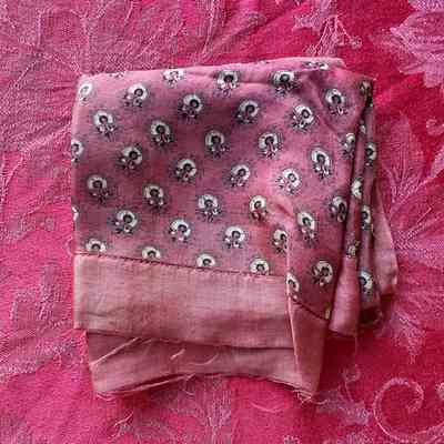 Maroon Patterned Scarf