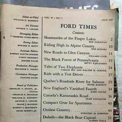 Table of contents