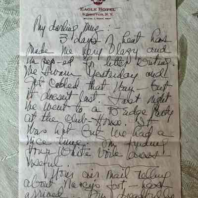 Emelita’s letter from Milford Connecticut