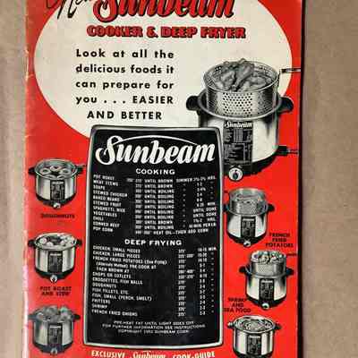 New Sunbeam Cooker and Deep Fryer