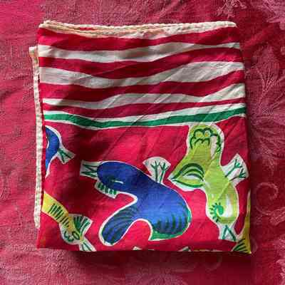 Bird Patterned Scarf