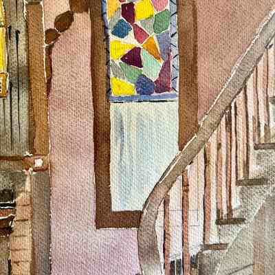 Stained glass detail