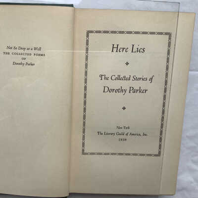 Here lies : The collected stories of Dorothy Parker