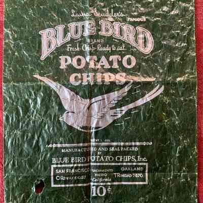 Blue Bird Potato Chip Bag