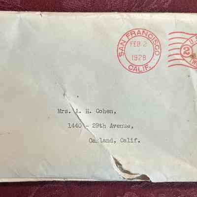 Letter Collection from Anglo-California Trust Co.