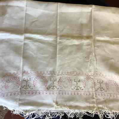 Large rectangular textile