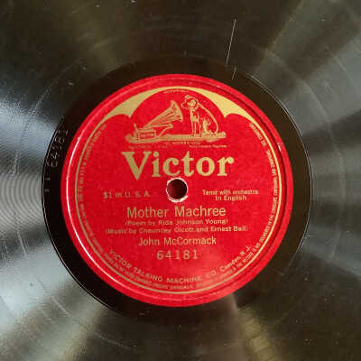 Victrola record Mother Machree - John McCormack