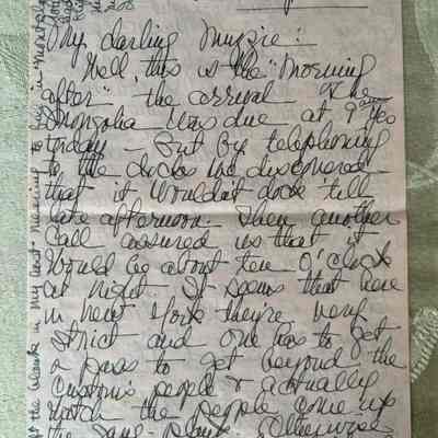Emelita’s letter from Hoboken