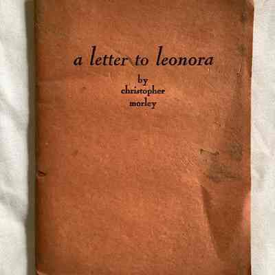 A Letter to Leonora