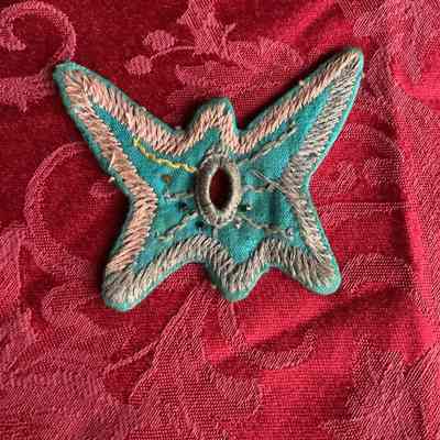 Stylized Embroidered Butterfly