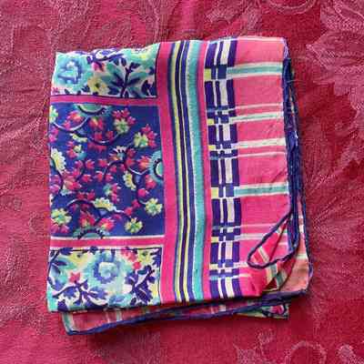 Floral Patterned Scarf