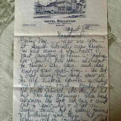 Emelita’s letter from Wonalancet NH