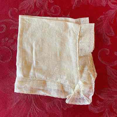 White Lace Handkerchief