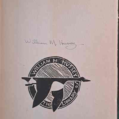 inscriptions inside front cover