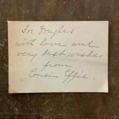 Note to Douglas