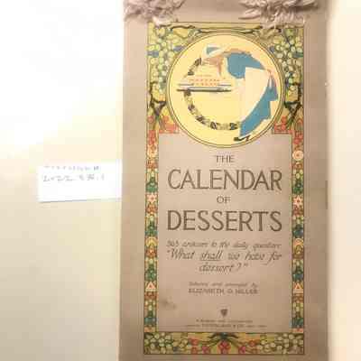 Calendar of Desserts