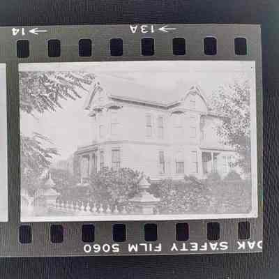 Photo negatives of Cohen Bray House (outside)