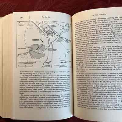 Pages 420 and 421: Stain from paperclip