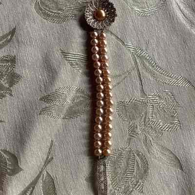 Pearl Necklace with Diamond Detail
