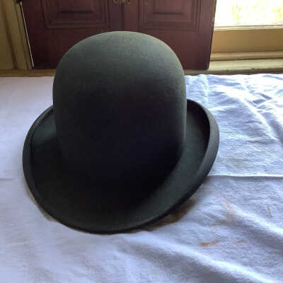 Men’s Late 18th Century Felt Bowler Hat 7 3/8