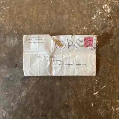 Envelope with glasses