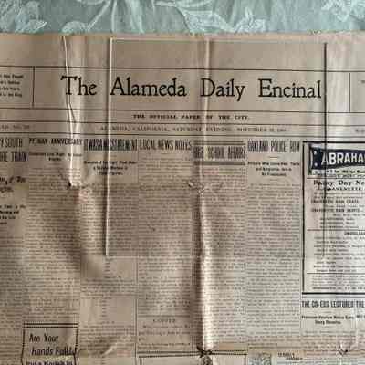 Alameda Daily Encinal Newspaper 1904