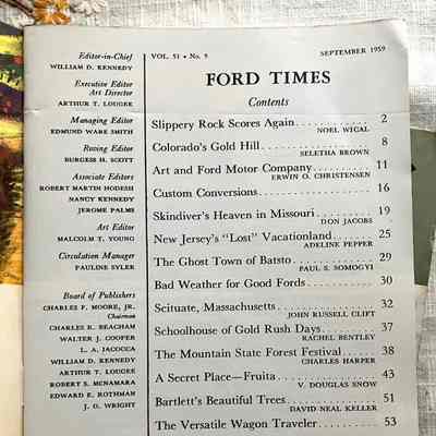 Table of contents