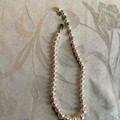 Plastic Pearl Necklace