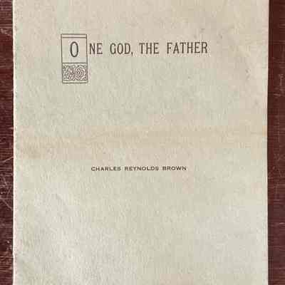 One God, The Father