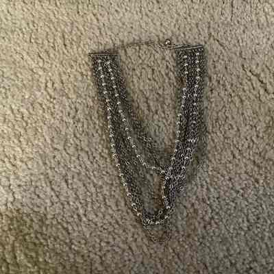 Silver Multi-strand Necklace