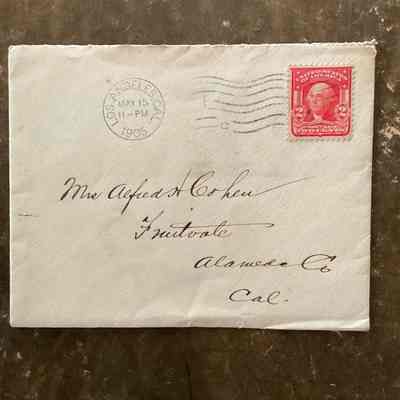 Envelope addressed to Alfred Cohen