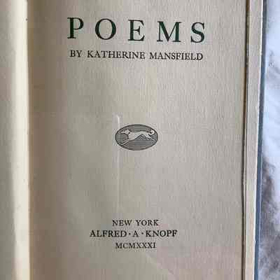 Poems by Katherine Mansfield