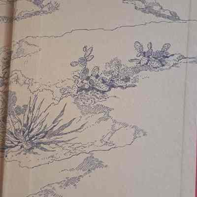 inside back cover; bookseller's label