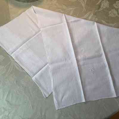 Small Monogrammed “C” towel