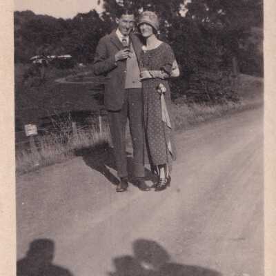 Nov 1924, Oakland Hills, Vic and Alfreda
