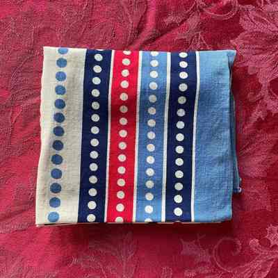 Polka Dot Patterned Scarf