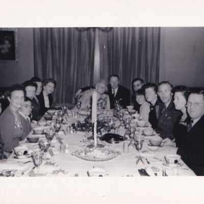 Emma and family, Christmas 1940