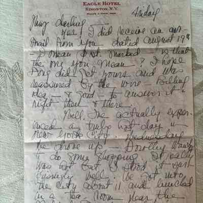 Emelita’s letter from Milford Connecticut