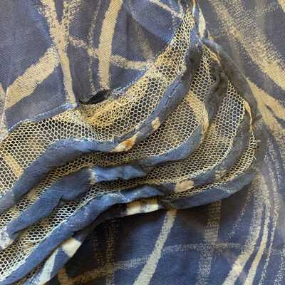 Stain: Front of collar