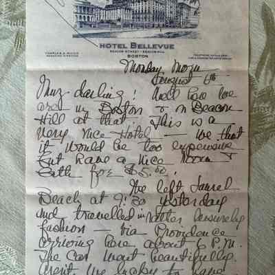 Emelita’s letter from Boston