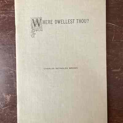 Where Dwellest Thou?