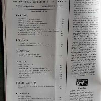 life and letters section deals w/race during wwii