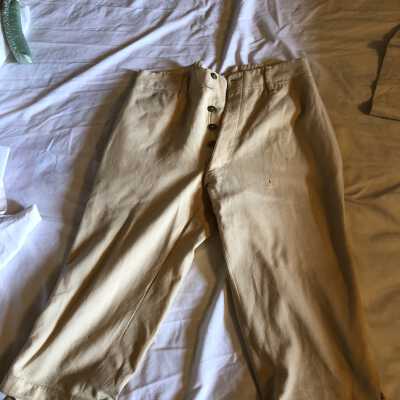 Pants. Short wool flannel