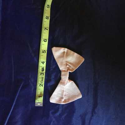 Pink bow- goes with bib collar