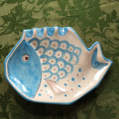 Blue Fish Ashtray