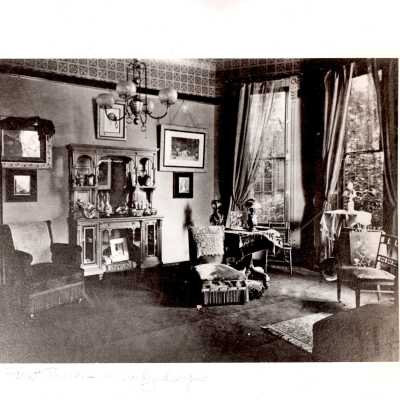 Front Parlor 1890's Three views