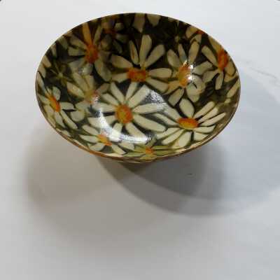 Small dish - flowers as decoration